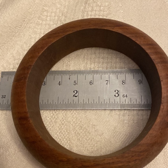 Wooden bangle bracelet. Not adjustable Vintage - Picture 10 of 11